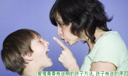 管理青春叛逆期的孩子方法,孩子叛逆的原因