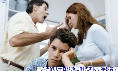 十六岁的儿子性格叛逆期该如何引导教育？