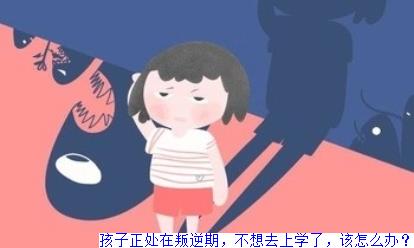 孩子正处在叛逆期，不想去上学了，该怎么办？