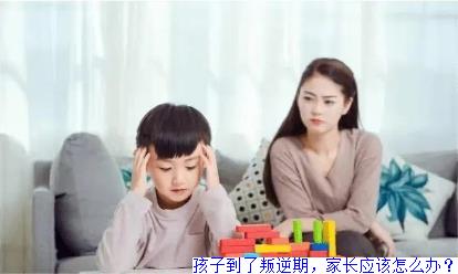 孩子到了叛逆期，家长应该怎么办？