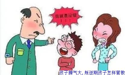 孩子脾气大,叛逆期孩子怎样管教