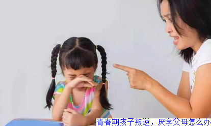 青春期孩子叛逆，厌学父母怎么办