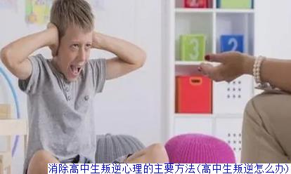 消除高中生叛逆心理的主要方法(高中生叛逆怎么办)