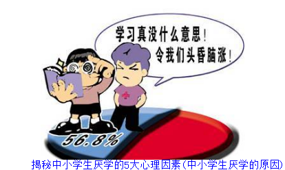 揭秘中小学生厌学的5大心理因素(中小学生厌学的原因)