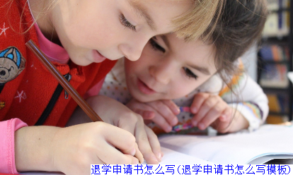 退学申请书怎么写(退学申请书怎么写模板)