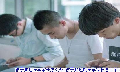 孩子叛逆厌学家长怎么办(孩子叛逆期厌学家长怎么做)