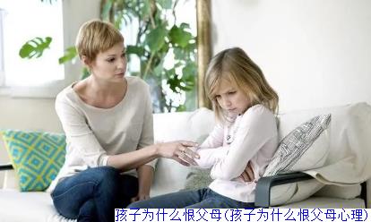 孩子为什么恨父母(孩子为什么恨父母心理)