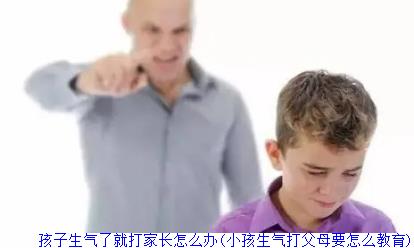 孩子生气了就打家长怎么办(小孩生气打父母要怎么教育)