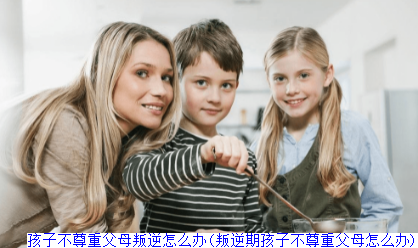 孩子不尊重父母叛逆怎么办(叛逆期孩子不尊重父母怎么办)