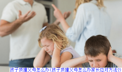 孩子顶撞父母怎么办(孩子顶撞父母怎么办家长应对方法?)