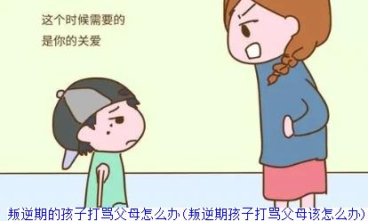 叛逆期的孩子打骂父母怎么办(叛逆期孩子打骂父母该怎么办)