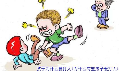 孩子为什么爱打人(为什么有些孩子爱打人)